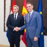 El presidente Mario Abdo mantuvo reunión de trabajo con Pedro Sánchez, Jefe del Gobierno de España